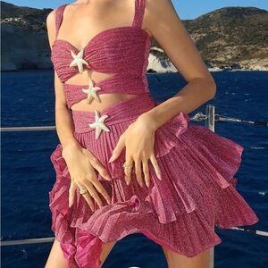Pink starfish dress